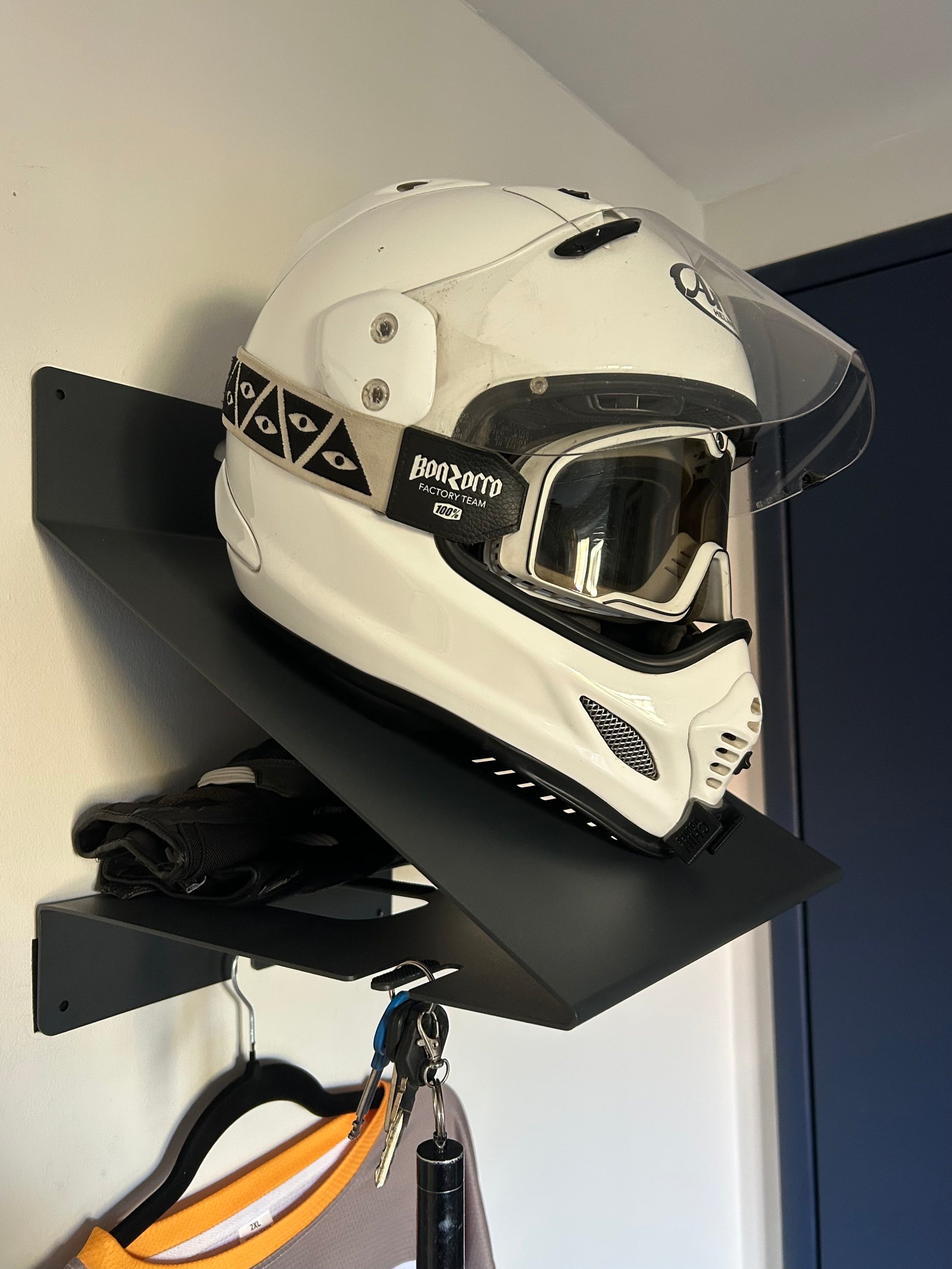 HelmDock RIDE - Motorcycle Helmet Wall Mount